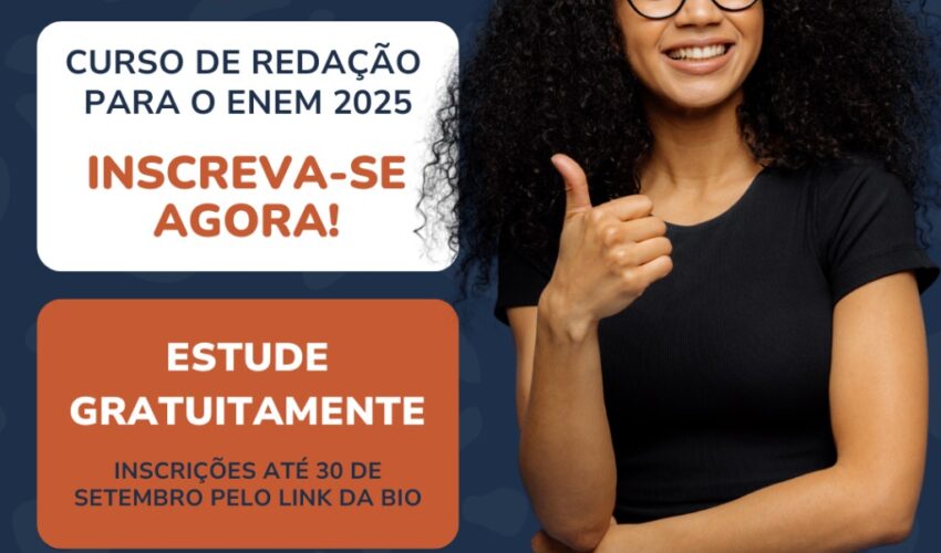 Câmara de Gramado abre inscrições para curso gratuito de redação para o ENEM 2025