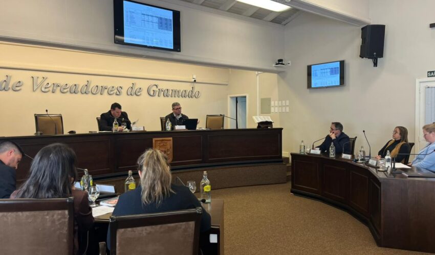 Diretrizes orçamentárias de 2026 são apresentadas na Câmara Municipal de Gramado