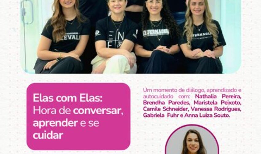 Foto Elas com Elas Hora de conversar aprender e se cuidar