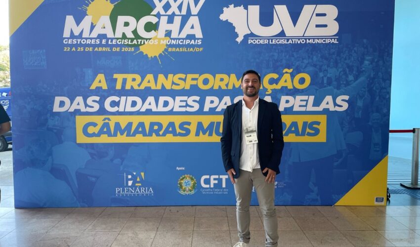 Foto Gramado participa da Marcha dos Vereadores com projeto pioneiro de Inteligência Artificial