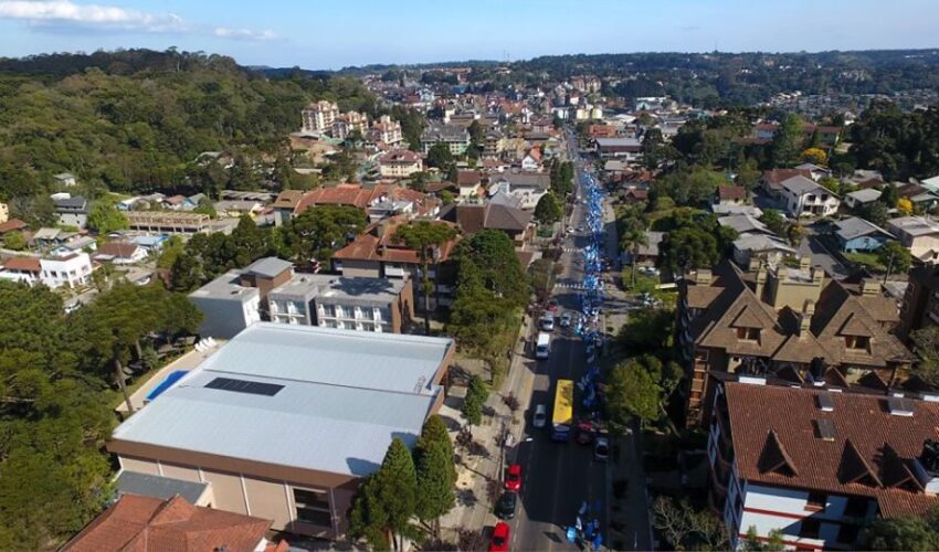 Foto Gramado vista de cima