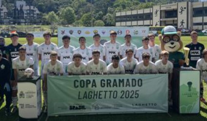 Foto Juventude campeão equipe perfilada.REDUZIDA