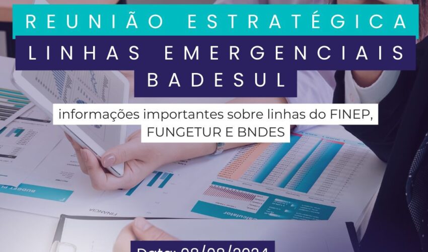 Foto imagem reuniçao estratégica linhas Badesul