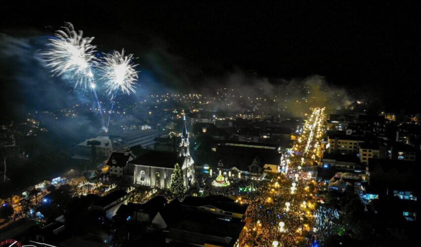Foto reveillon em Gramado.2019