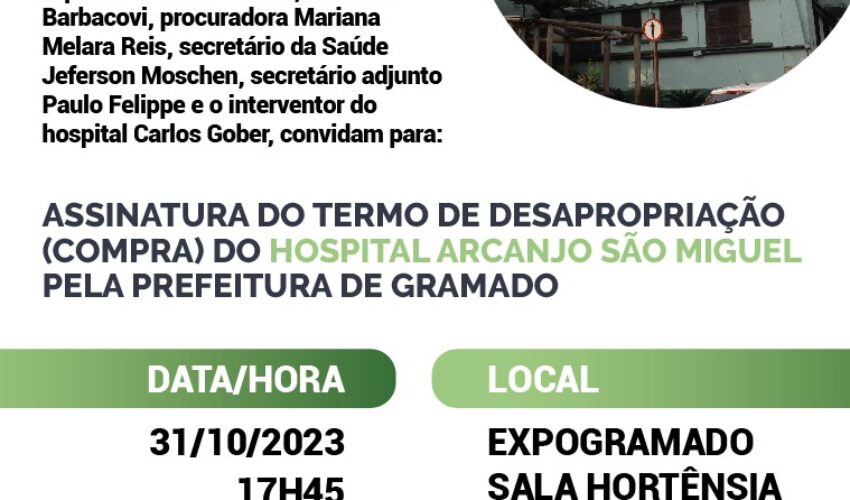 Hospital convite