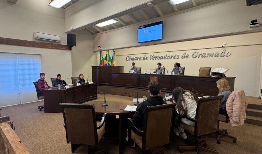 Vereadores Jovens de Gramado apresentam novas demandas para escolas e bairros
